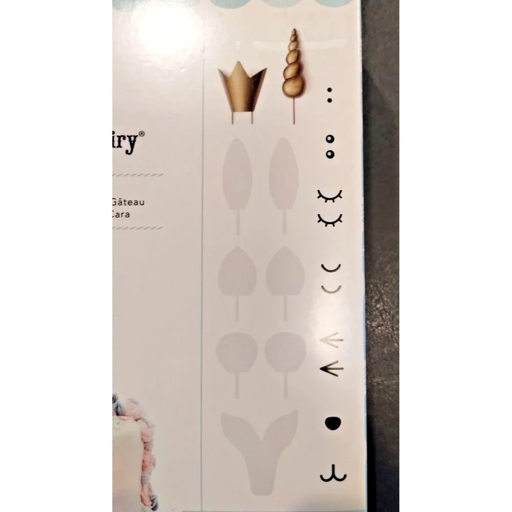 American Crafts, The Sweet Tooth Fairy Cake Face Kit, 21 Pieces, NEW